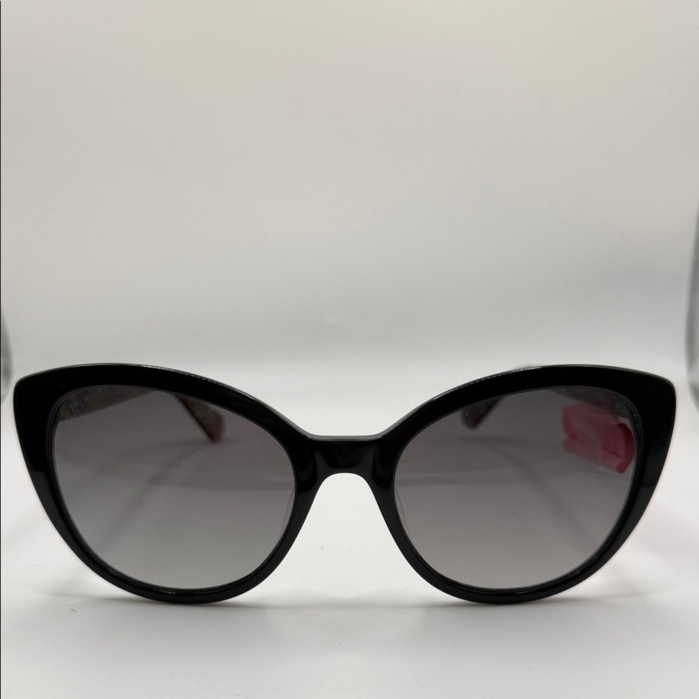 Kate Spade Black Cat-Eye Sunglasses AMBERLEE 807WJ No Case